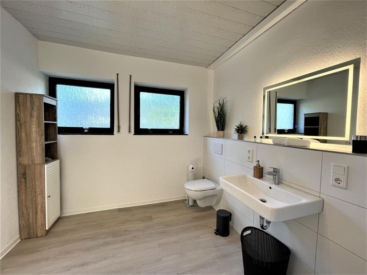 Appartamento Traumaussicht Kamin Balkon Burgblick 65 Zoll Tv Netflix Sky Joyn Lindenplatz Bullay Esterno foto