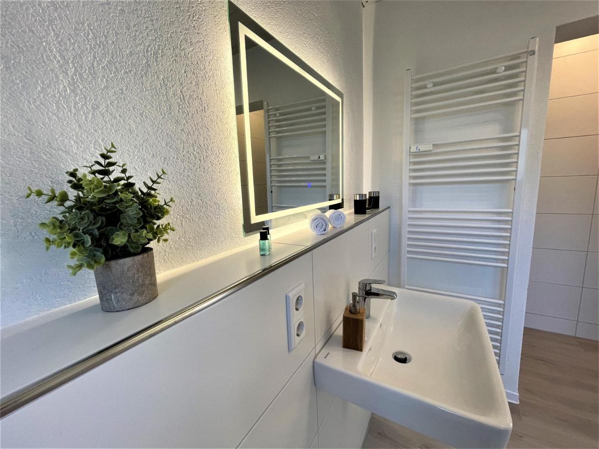 Appartamento Traumaussicht Kamin Balkon Burgblick 65 Zoll Tv Netflix Sky Joyn Lindenplatz Bullay Esterno foto